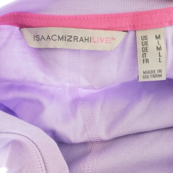 ☀ Isaac Mizrahi Live! SOHO Raglan Top Sz M - Picture 5 of 10